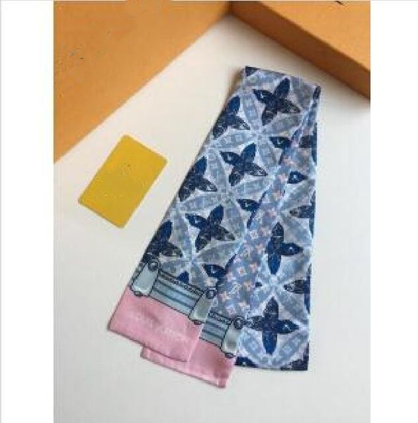 

sale designer silk scarf fashion headband scarf brands women silk scraves grade silk scarf hair bands, Blue;gray