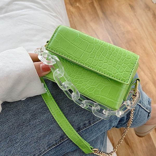 

small crossbody bags for women 2020 summer flap clutch purses fashion leather chains handbags shoulder bag ladies sling bags