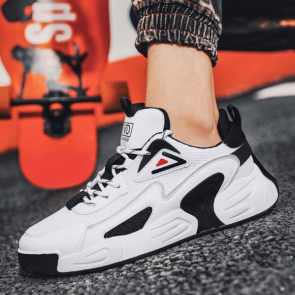 

2020 new men's casual shoes fashion classic brand breathable sneakers comfortable mesh shoes male zapatos de hombre, Black