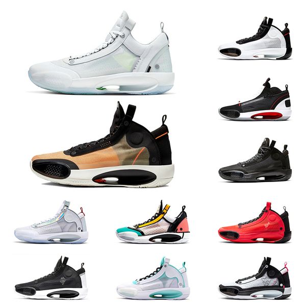 

discount jumpman 34 34s basketball shoes bred crispy black cat ailun paris mens trainers sports sneakers size 40-46