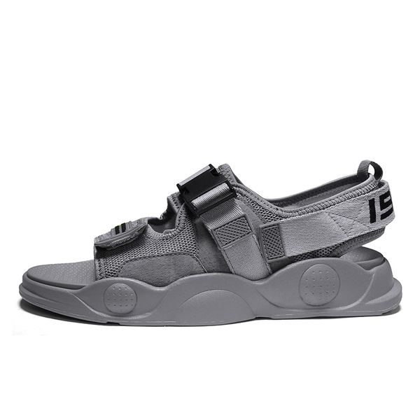 

sports homme beach dress sandal shoe sandalia casual sandales water in samool outdoor men sneaker slip slippers vietnam for on, Black
