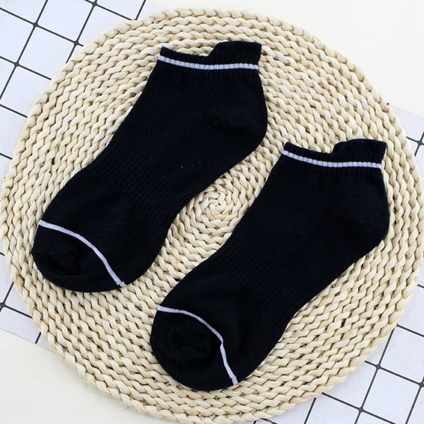 

heel ear ankle protection low-summer sports protective cotton boat cotton boat socks thin spring and autumn short socks for men vopqa vo, Black