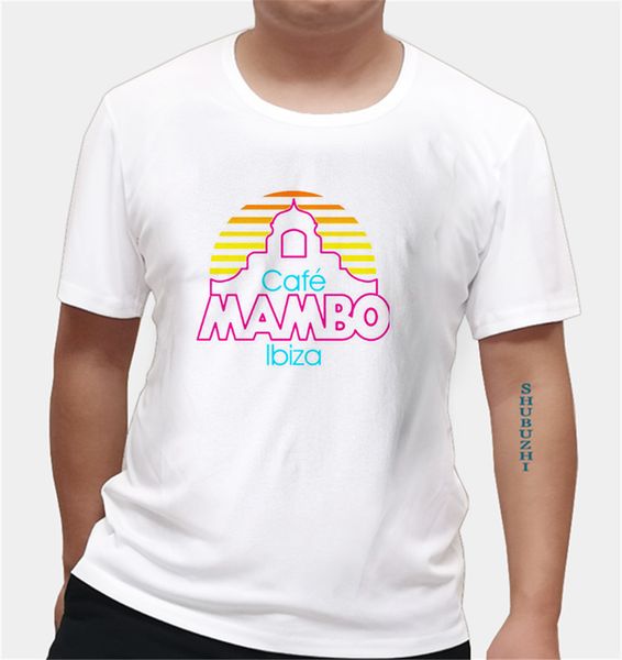 

new fashion cafe mambo ibiza mens tshirt shubuzhi summer cotton printing t shirt euro size