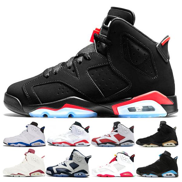 

6 6s basketball shoes infrared reflective hare olympic unc angry bull men shoes sport blue hare angry bull alternate sports sneakers 40-47