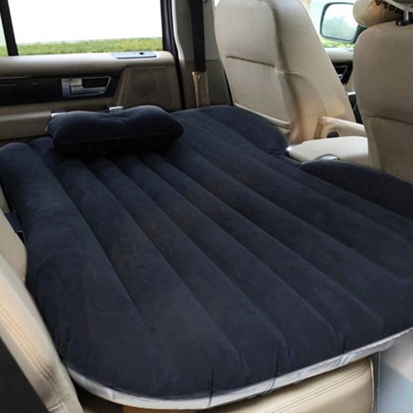 

car air inflatable travel mattress bed universal for back seat multi functional sofa pillow outdoor camping mat cushion in stock