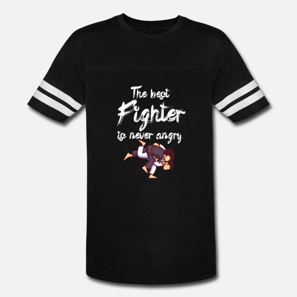 

the fighter is never angry t shirt men create short sleeve crew neck gents sunlight casual spring autumn trend shirt