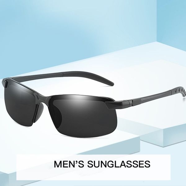 

2020 new driving glasses men outdoor sports sunglasses explosion-proof night vision glasses high-definition men's goggles uv400, White;black