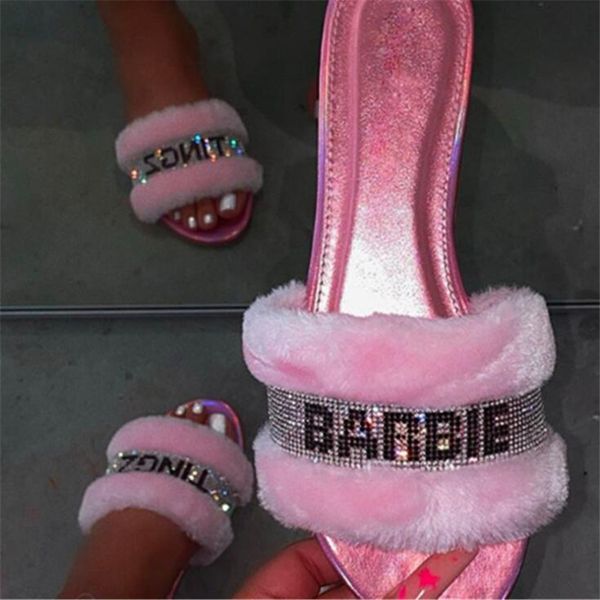 

women slippers flip flops fur slippers women summer shoes flats female fashion casual shoes designers, Black
