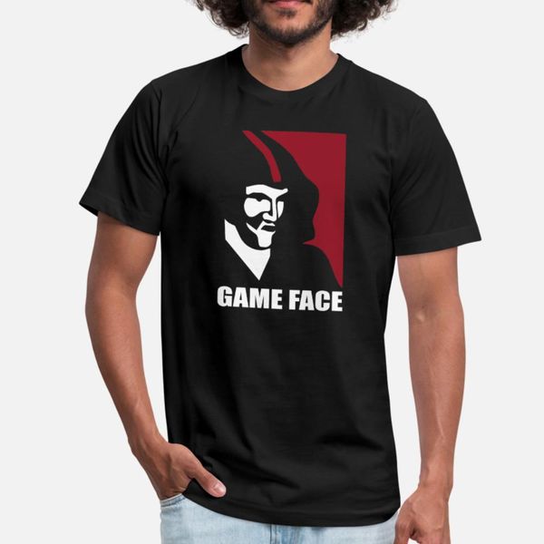 

game face t shirt men anti-wrinkle cotton s-3xl leisure anti-wrinkle new fashion summer leisure shirt