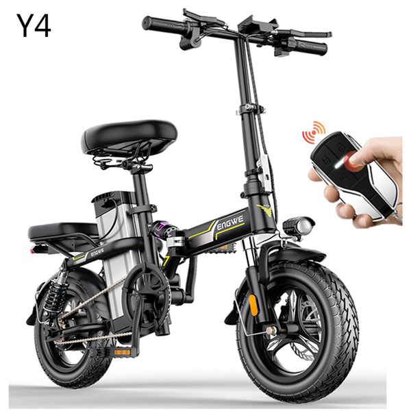 

new electric bike 14inch mini electric bicycle 48v32a lg city ebike 350w powerful bike 32km/h full throttle sctooer city e bike, Silver;blue