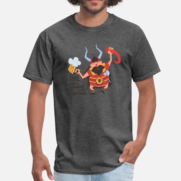 

vikings t shirt men character cotton crew neck clothing sunlight breathable spring autumn kawaii shirt