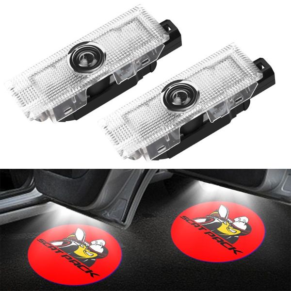 

car styling for dodge challenger charger 1500 journey caliber dodge bee courtesy light car door light logo projector lamp