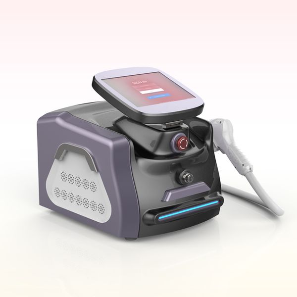 

300w portable diode laser hair removal machine portable 808 diode laser permanent hair removal machine for sale, Black