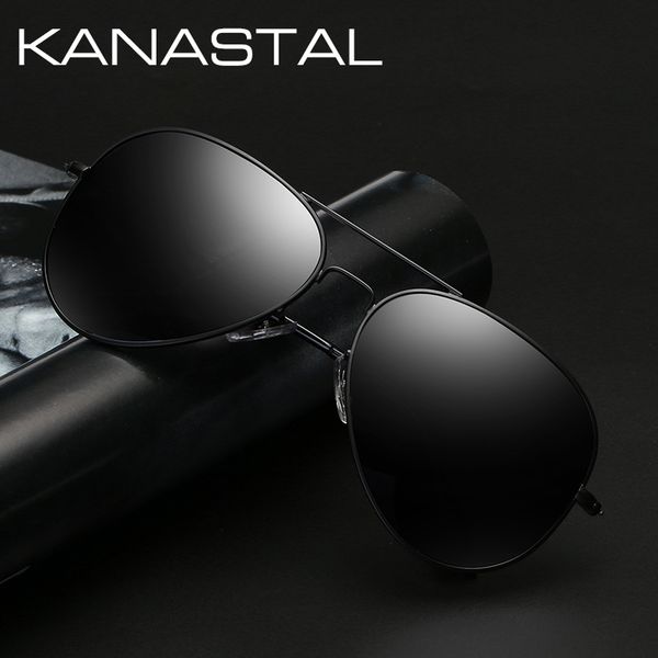 

men's retro polarized sunglasses driving glasses black aviation sunglasses brand designer men's retro, White;black