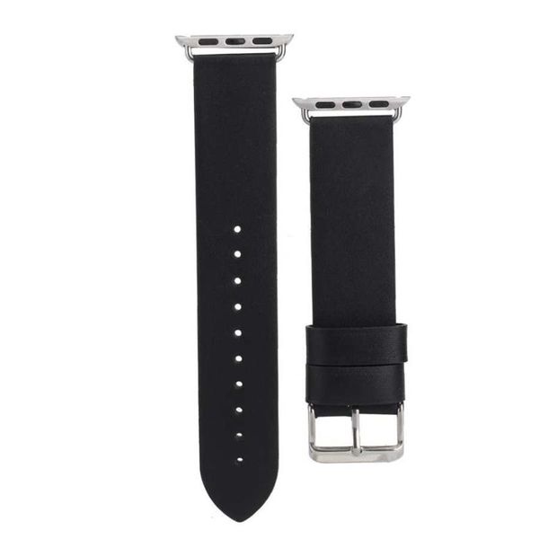 

men women watch pu leather watch strap wristwatch accessories 38-42mm, Black;blue