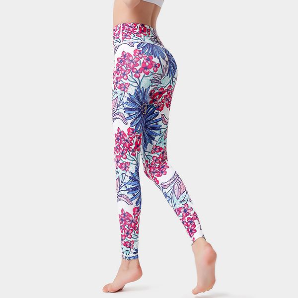 

fast dry women yoga pants workout print gym leggings running fitness training elastic long athletic tights trousers, White;red