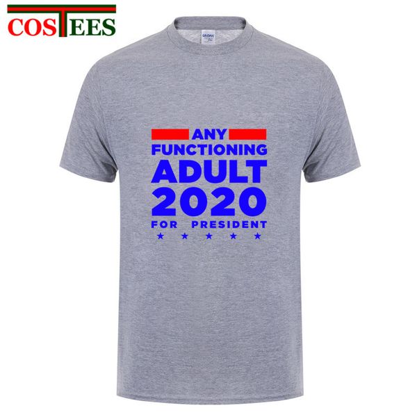 

geek tee any functioning 2020 for president t shirt men us president election campaign t-shirt political satire tshirt man