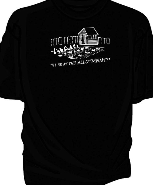 

fashion mens t shirt men summer casual i'll be at the allotment t-shirtfashion tees