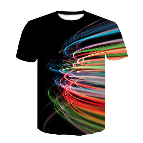 

rainbow lion head classic design female animal summer 3d print shirts funny humor graphic men clothing