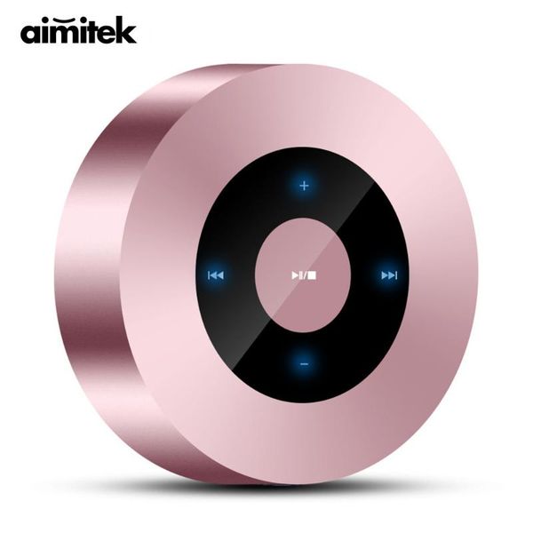 

aimitek a8 портативный bluetooth спикер беспроводной сенсорный экран стерео гарнитура сабвуфер mp3-плеер с микрофоном tf слот для карты aux