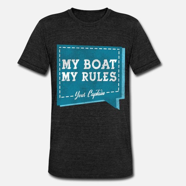 

funny my boat my rules your captain t shirt men print tee shirt s-3xl outfit interesting building summer style trend shirt