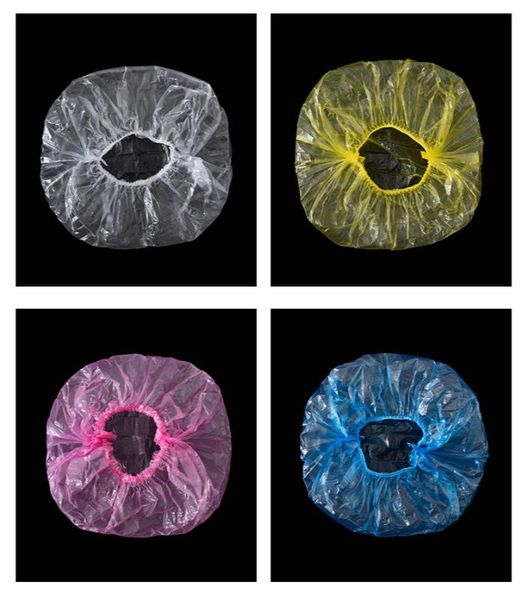 

shower caps disposable cap 100 pieces, hair ,bath waterproof douche capshower hat