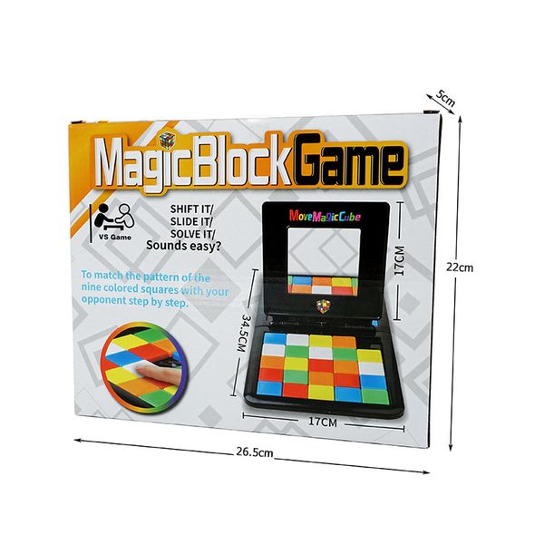 

novel and interesting puzzle game toy color mobile rubik's cube 2 vs puzzle fun puzzle interactive toys for boys and girls