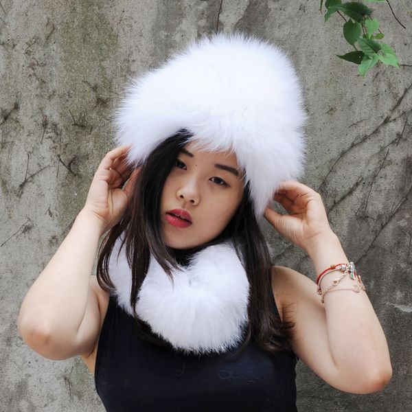 

cx-c-01c fashion women hat sets white beanies and ring scarf set winter, Blue;gray