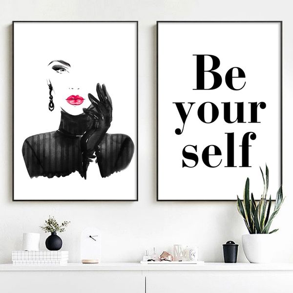 

moderna y sexi pintura artística para mujer, para decoración del hogar, pintura de pared, popular póster nórdico para sala de estar o salón