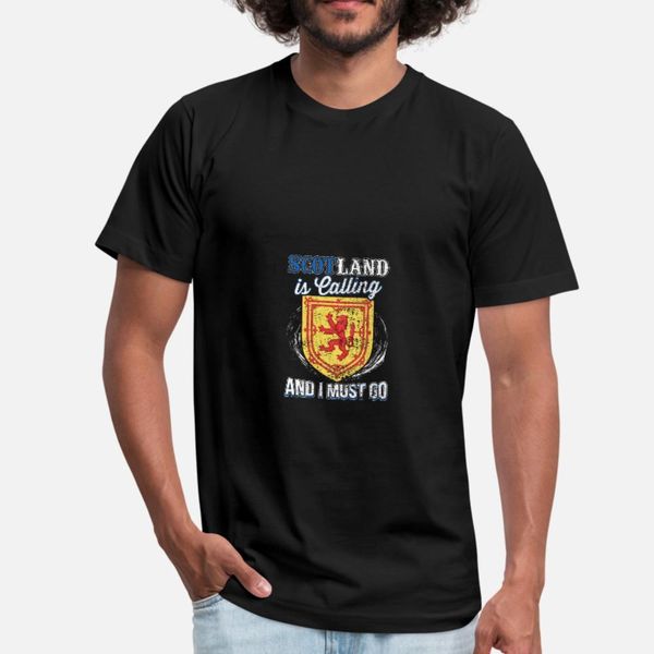 

scotland is calling and i must go gift idea t shirt men designing 100% cotton euro size s-3xl basic solid fit humor spring autumn pictures