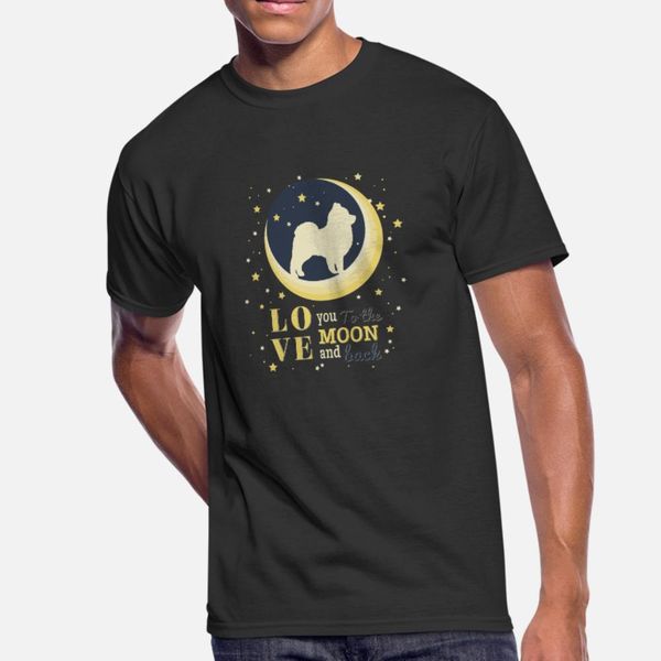 

pomeranian t shirt men designer tee shirt round collar family crazy new style summer standard shirt