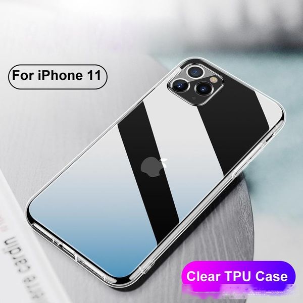 

for new iphone 11 pro x xs xr max 8 7 crystal gel case ultra thin transparent soft tpu clear cases for samsung s10 e plus note 10 pro 9