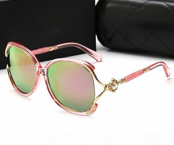 

luxury designer fashion classic sunglasses polarized women sunglasses semi-rimless frame driving glasses uv400 lenses with original box, White;black