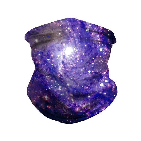 

fashion starry sky floral print mask breathable foldable mouth masks reusable sunscreen masks face mask magic turban bib face shield