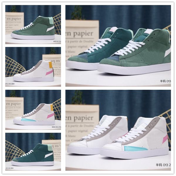 

2020 новый х slam jam blazer mid 77 vintage class 1977 кроссовки мужчин и женщин slam jam х blazer mid 1977 марочные