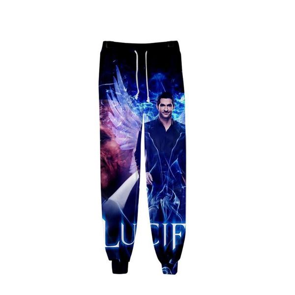 

Tv Show Lucifer Morningstar Sweat Pants 3D Joggers Pants Trousers Men/Women High Street Hip Hop Pantalon Homme Sweatpants