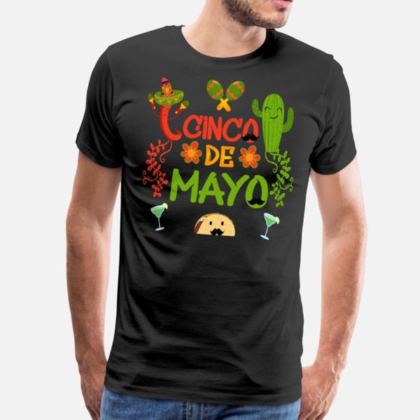 

mayo fiesta синко де майо мексиканская fiesta cactus тенниска мужчин проектирование хлопка круглый воротник досуг graphic аутентичные лето k