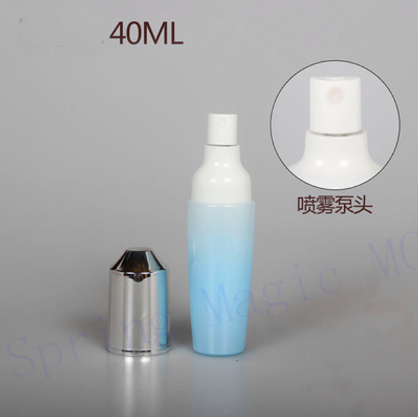 

40ml glass lotion bottles with press pump for cosmetic toner lotion essence liquid skin care packaging empty cosmetic container