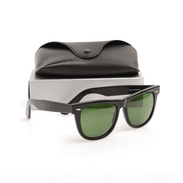 

new mens womens sun glasses plank glasses tortoise frame sunglasses glass lens green lens glasses beach sunglasses with boxs, White;black