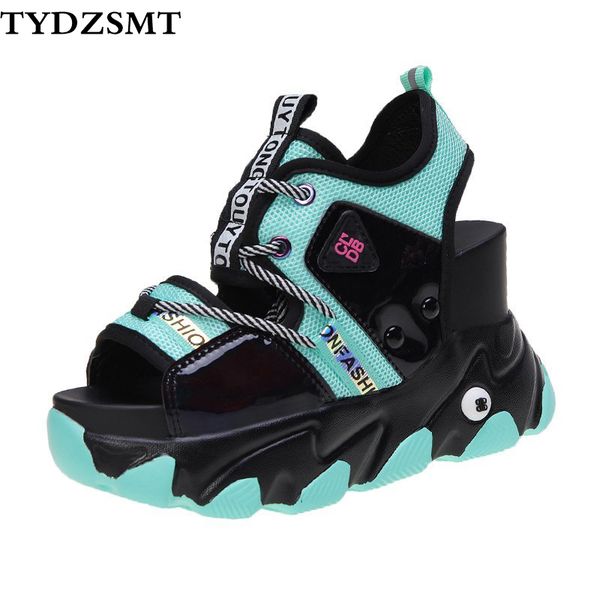 

tydzsmt platform sandals cool summer women shoes candy color leisure female chunky super high heel plataformas mujer sandalias, Black