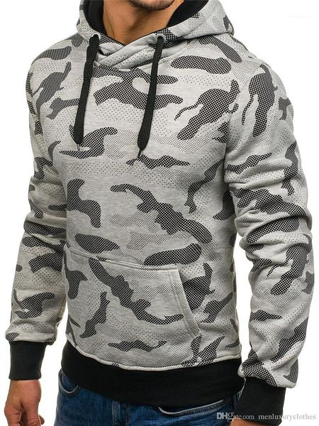 

casual hoodies spring hooded all match grey black sweatshirts long sleeved new mens camouflage