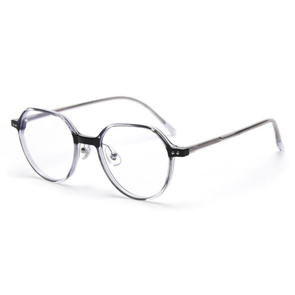 

veshion tr90 очки для женщин ретро стиль прозрачных черного optical очков рамки для мужчин clear lens ацетатного высокого качества, Black