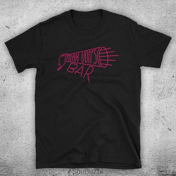 

drop shipping summer hip-hop men t shirt twin peaks max von's bar cult drama tv show david lynch mens t-shirt fashion tshirt