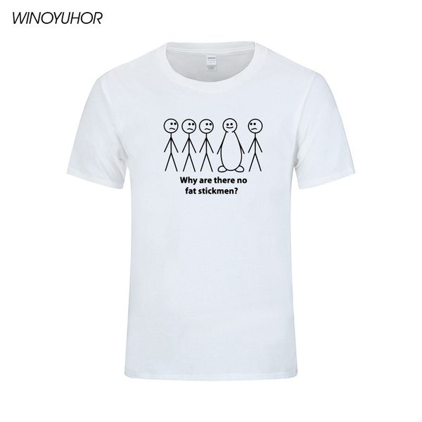 

funny fat stickmen printed t shirt mens new summer casual short sleeve t-shirt cotton male joke tees streetwear