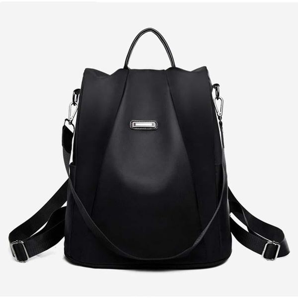 

мода рюкзак оксфорд сумка женщины рюкзак плечо ткань путешествие 2020 простая школьная водонепроницаемая новая твердая sqcnlg dhzlstore