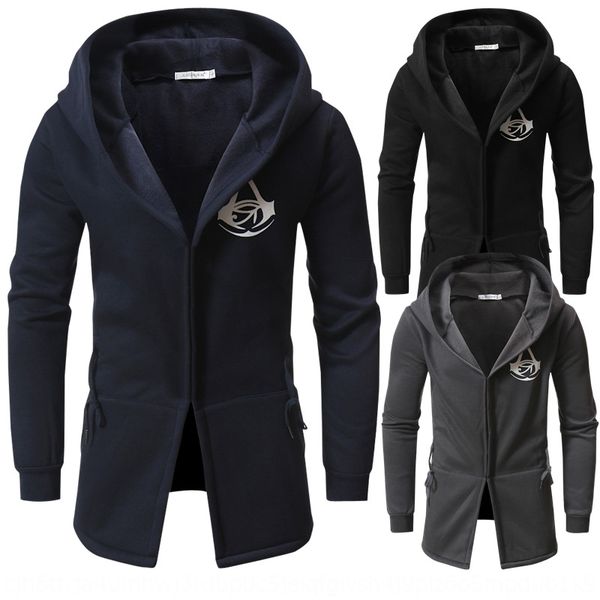 

spring and autumn new casual fashion men's large size printed sweaterhoodie sweaterfleece sweater spring and autumn new casual fashion, Black