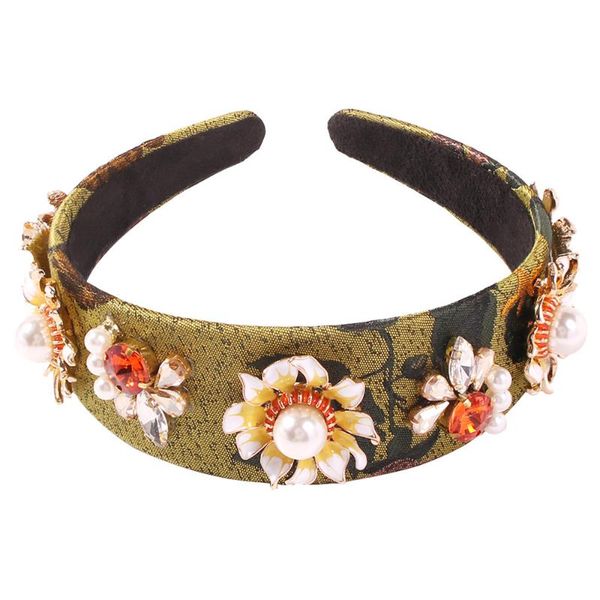 

cute sweet hair band age-reducing fashionable thickening new hair accessories headband headband, Golden;silver