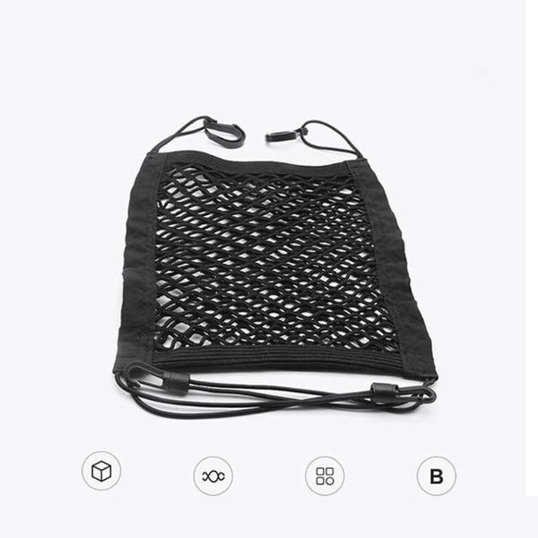 

universal double-layer storage mesh bag in the seat storage bag car accessories modification accessories