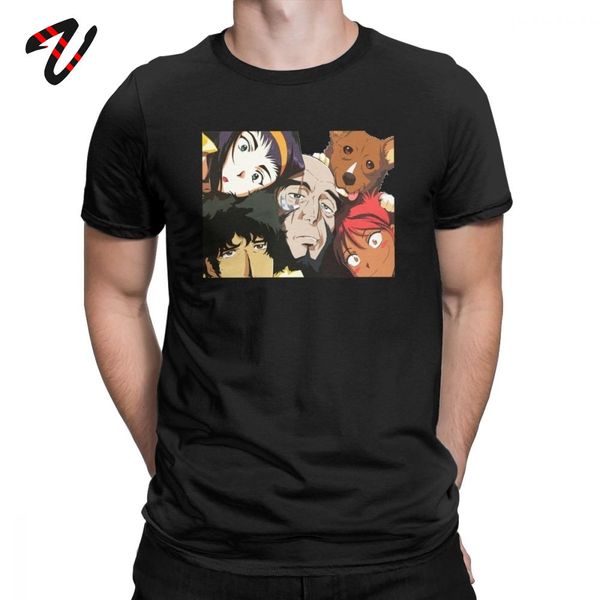 

cowboy bebop t shirts men bebop anime big size streetwear japanese anime short sleeve funny t-shirt crewneck cotton tees