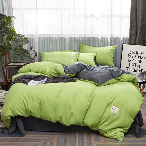 

100% pure cotton bedding 4pcs set,home textile king size bed set,bedclothes,duvet covers flat sheet pillowcase quilt cover